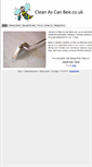 Mobile Screenshot of cleanascanbee.co.uk